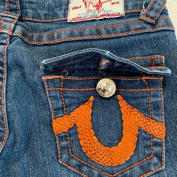 True Religion ๐ฏ Cotton Section Joey Super Jeans Size 26 - Picture 15 of 17